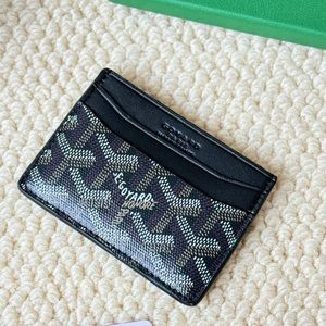 Luxury black card holder